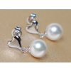 Zlaté náušnice 14K s japonskými akoya perlami WW03WHE-A