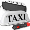 TAXI MAJÁK NA MAGNET ŠPAKOVÁ LAMPA 12V + VYPÍNAČ ZÁSTRČKA ON OFF