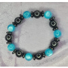 Náramok Hematit magnetický modrý (Color therapy - modrý)