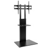 TV stolík Maclean s policou, profesionálny, moderný, max VESA 600x400, max 40kg, MC-865