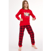 Cornette Dievčenské pyžamo 592/185 Winter Červená 110-116