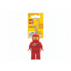 Lego Spaceman Kozmonaut červený svietiaca figúrka