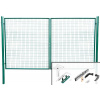STREND Brana METALTEC DUO 3580/1750/100x50 mm, dvojkridlova, zahradna, zelena, ZN+PVC, RAL6005