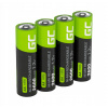 4x BATÉRIE AA R6 GREEN CELL 2600 mAH PRE RÁDIOVÉ HODINY FOTOAPARÁTU