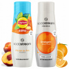 2x Sirup SodaStream Lipton Ice Tea Peach Zero Bez cukru + Pomaranč Zero