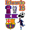 CUKROVÁ TLAČ jedlý obrázok na tortu Cukrová hmota FC BARCELONA YAMAL SADA #32