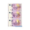 0 Euro Souvenir Chorvátsko 2019-1 - DUBROVNIK + PULA + ZAGREB - rovnaké čísla do 1000