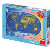Dino Puzzle Detská mapa 300 XL dielikov