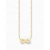 Thomas Sabo KE2221-413-39-L45V Gold-plated chain w. infinity pendant