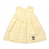 Baby Nellys Ľahké Handmade šatičky Madeira, žlté, veľ. 98 Baby Nellys