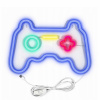 NEON LED DEKORAČNÁ OZDOBA GAMEPAD PLEXI MULTIFARBA s stmievačom + USB