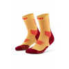 CEP Bežecké vysoké ponožky 5.0 marigold/burgundy