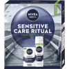 Nivea darčeková sada Men Box Lotion Sensitive 2025 voda po holení 100ml, pena na holenie 200 ml