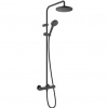 Hansgrohe Sprchový systém Vernis Blend s termostatickou batériou, čierny matný 26276670