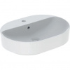 Geberit VariForm Oválne umývadlo 50 x 40 cm s prepadom, biele 500.777.01.2