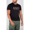 ALPHA INDUSTRIES Tričko ARMY CAMO - čierne (188503/03)