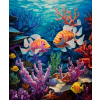NORIMPEX Diamantové maľovanie Koralový útes s rybkami 30x40cm