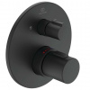 Ideal Standard CeraTherm Termostatická batéria T100 na 2 spotrebiče pod omietku, čierna A5815XG