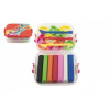 Teddies Plastelína NARA 380g 7 ks s vykrajovátka s doplnkami v plastovom boxe 17x13x6cm