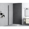 Walk In form&style MODENA 90 cm farba rámu čierna dekor skla číre sklo