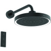 Ideal Standard IdealRain Solos - Hlavová sprcha s LED osvetlením Ø330 mm, 3-funkčná, s nástenným ramenom, čierna matná A7890XG