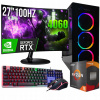 HERNÁ SÚPRAVA Ryzen 5 3600 32GB RTX 4060 8GB + Wi-Fi + WIN11 + MONITOR 27