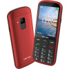 Mobilný telefón CPA Halo 28 Senior červený s nabíjacím stojanom (CPAHALO28RED)