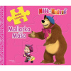 Máša a medveď - Maliarka Máša - Kniha s puzzle