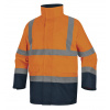 Delta Plus SPEED Reflexná bunda 5XL, Fluorescenčno oranžová-Námornícka modrá