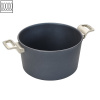 Titanový Hrnec Diamond Lite PRO s nerezovou rukojetí 28 cm na indukci - WOLL (Titanový hrnec na indukci 28 cm s nerezovou rukojetí Diamond Lite PRO - WOLL)