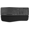 KLÁVESNICA NATEC PORIFERA US BEZDRÔTOVÁ BLUETOOTH + 2,4GHZ X-NOŽNICOVÉ PODSVIETENIE ERGONOMICKÁ