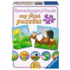 RAVENSBURGER Moje první puzzle Zvířátka na zahrádce 9x2 dílky