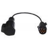 Káblová redukcia zásuvky ťažného zariadenia TRAILER CABLE 1, 7-13pin, 50 cm