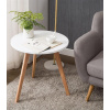 Konferenčný stolík v škandinávskom štýle 40 cm - biely
