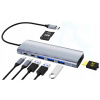 HUB 8v1 USB-C Adaptér Rozbočovač HDMI 4k USB SD PD Power Delivery 100W