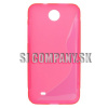 Silikónový obal HTC Desire 300 – TPU – ružová