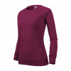 Mikina dámska Merger 416 - XS, M8 – red plum melír