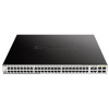 D-Link DGS-1210-52MP 52-portový gigabitový Smart+ PoE switch, 48x GbE PoE+, 4x RJ45/SFP, PoE 370W DGS-1210-52MP/E