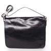 Pánska kožená crossbody kabelka čierna - Delami Mohex čierna