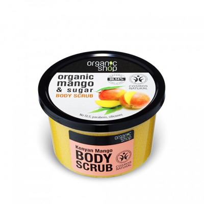 Organic Shop Tělový peeling Mango z Kene ( Body Scrub) 250 ml