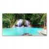 Foto -camera akryl 140x70 Waterfall Lake Nature (Foto -camera akryl 140x70 Waterfall Lake Nature)