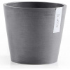 Ecopots Kvetináč so zásobníkom na vodu Amsterdam (sivý) - Ø 20 cm, výška 17,5 cm