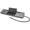 i-Tec USB-C Metal Ergonomic 4K 3x Display Docking Station + Power Delivery 85 W C31FLATDOCKPDPRO
