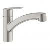 GROHE Start - Páková drezová batéria s výsuvnou sprškou, supersteel 30531DC1
