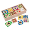 Melissa & Doug - Drevené puzzle Počítanie 1-20, 40 ks