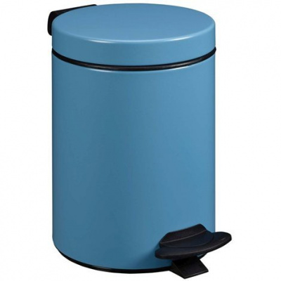 Pedálový odpadkový kôš Rossignol Cyjeu 90029, 3 L, modrá, RAL 5024 ROS90029