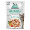 Brit Care Cat Sterilized Fillets in Gravy with Tender Turkey 85 g