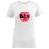 The Beatles - Tričko s logom pre ženy RO105 (L) (Biela)