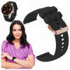 Pásik pre Huawei Watch GT 5 41 mm smartwatch čierny 18 mm s teleskopmi