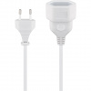 Predlžovací kábel jeden Goobay 3 m 1 ks hniezd biela (50507)